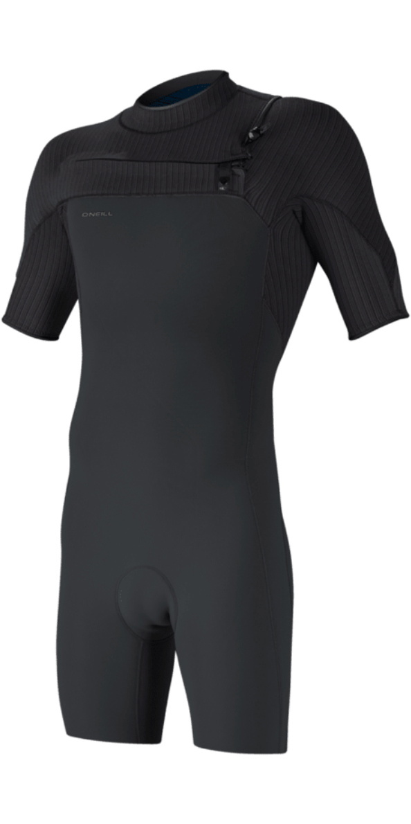 2026 O'Neill Mens Hammer 2mm Chest Zip Shorty Wetsuit 4927 - Black